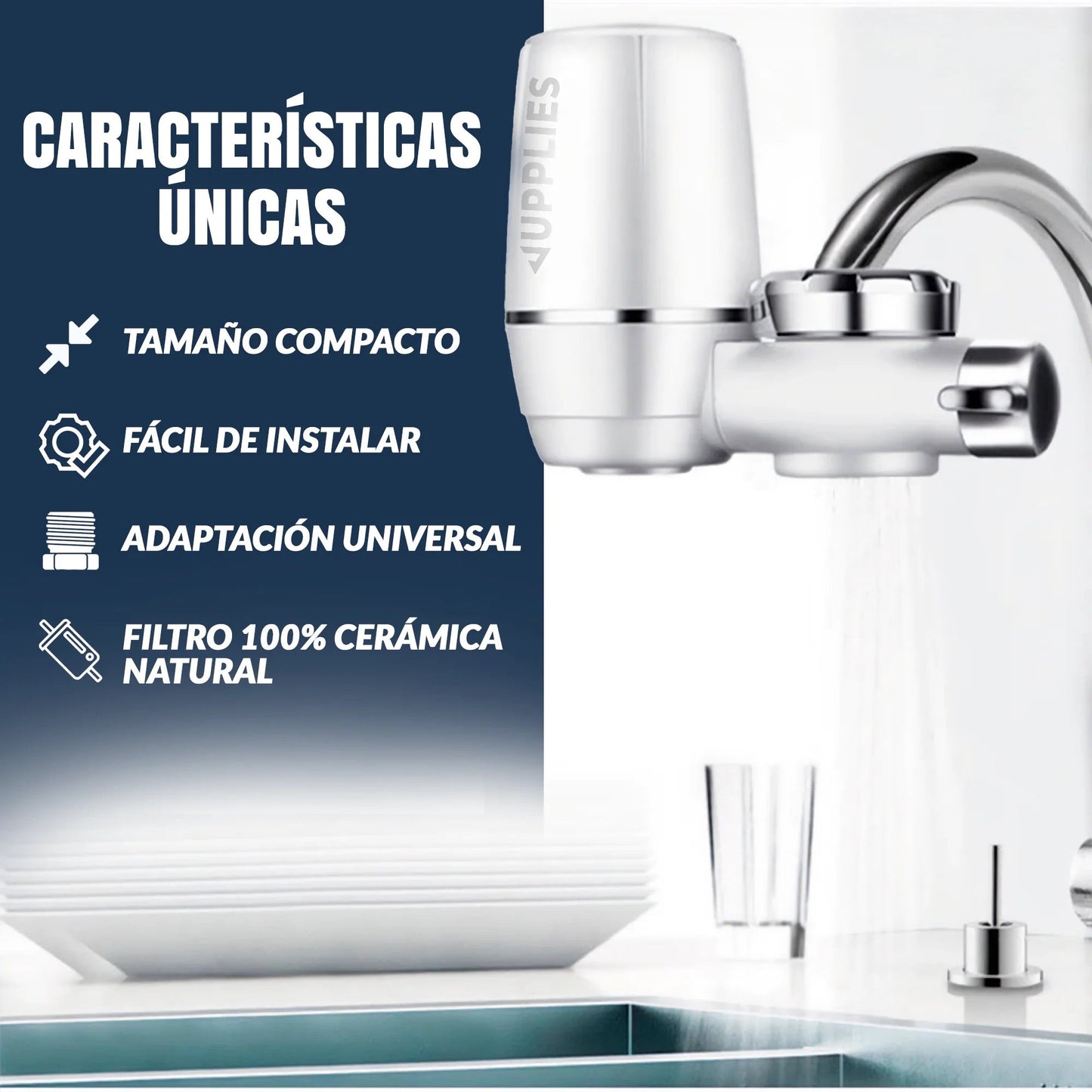 Filtro de agua para grifo Waterjet®